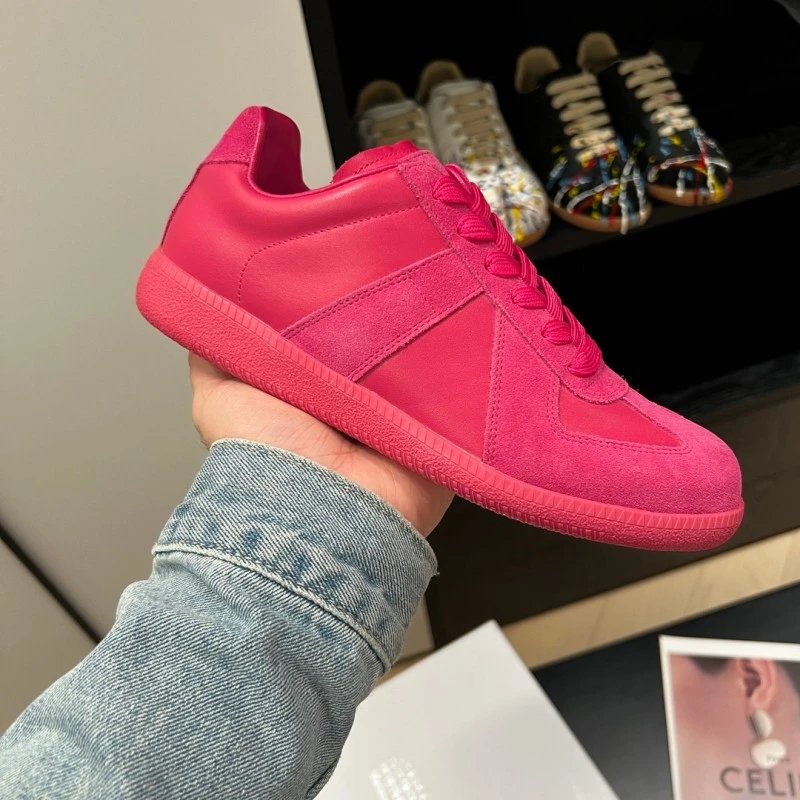 Unbranded Sneakers Low-Top Suede Panel with Gum Sole — 14