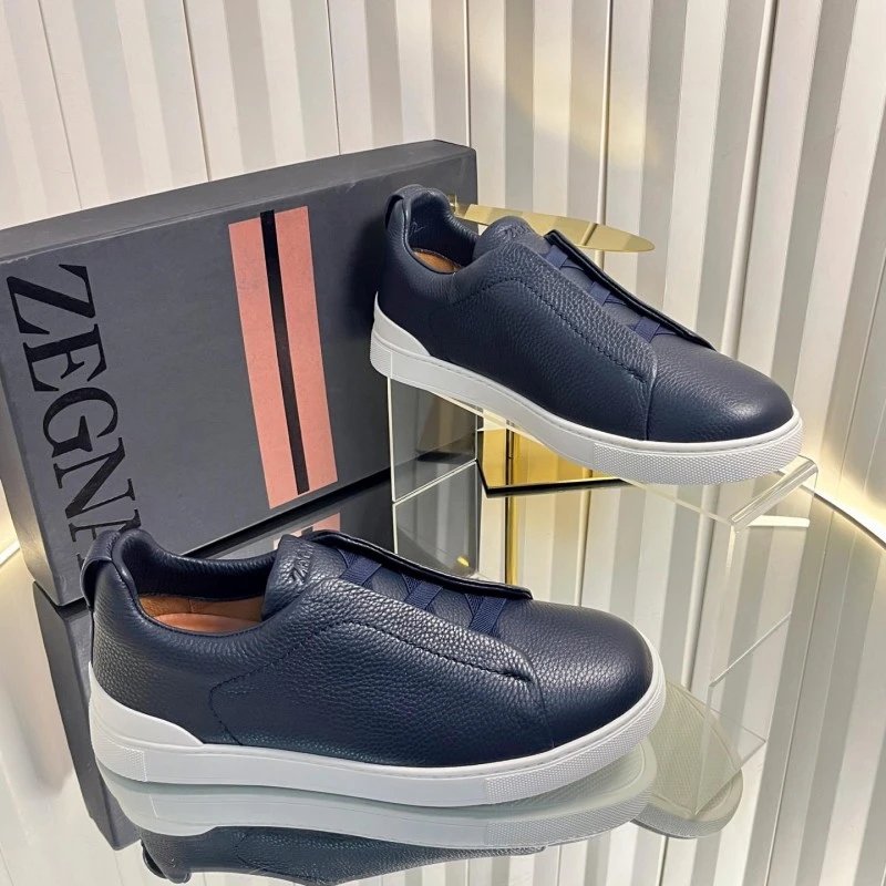 ZEGNA Sneakers Triple Stitch Slip-On — 24