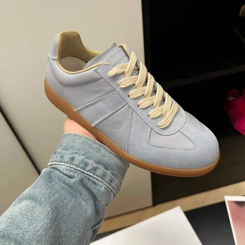 Unbranded Sneakers Low-Top Suede Panel with Gum Sole — 11