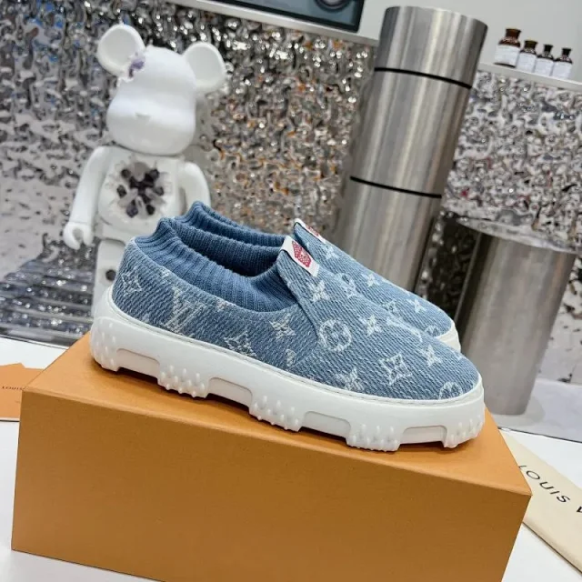 Louis Vuitton Sneakers Knitted Slip-On Monogram product detail image 4