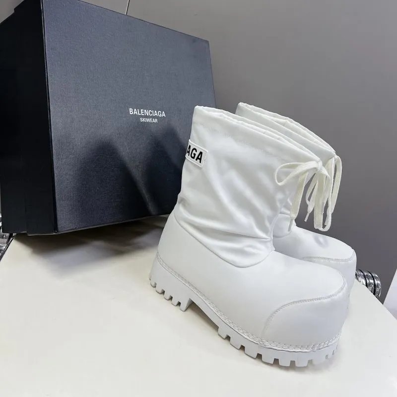 Balenciaga Skiwear Boots White Snow Boots