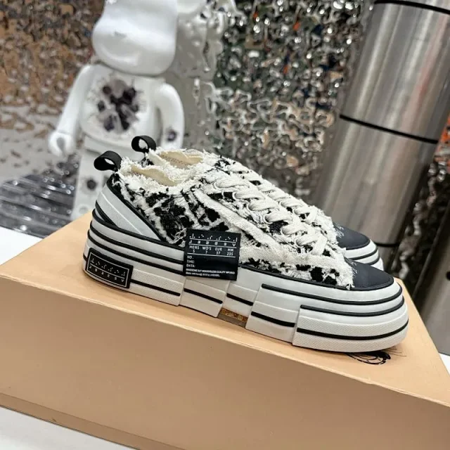 Unbranded Sneakers Distressed Frayed Canvas Platform product detail image 11