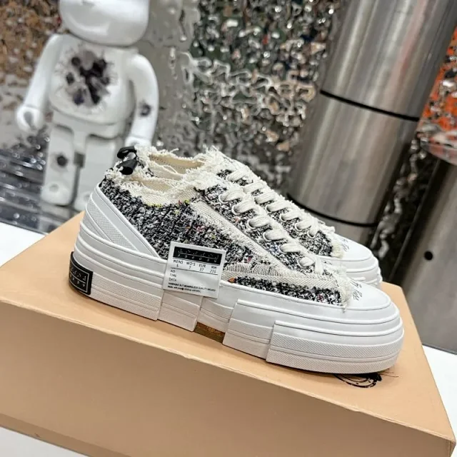 Unbranded Sneakers Distressed Frayed Canvas Platform product detail image 5