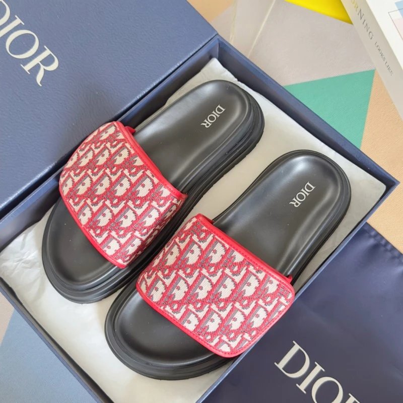 Dior Slippers Oblique Logo Slide — 3