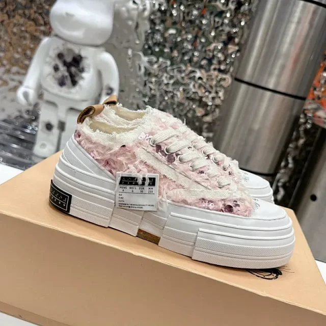 Unbranded Sneakers Distressed Frayed Canvas Platform product detail image 4