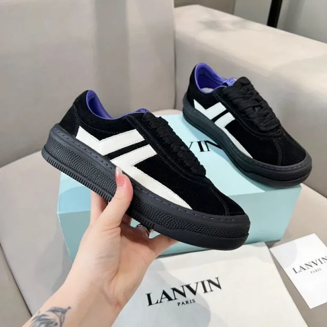 Lanvin Sneakers Low-top striped panel product detail image 4