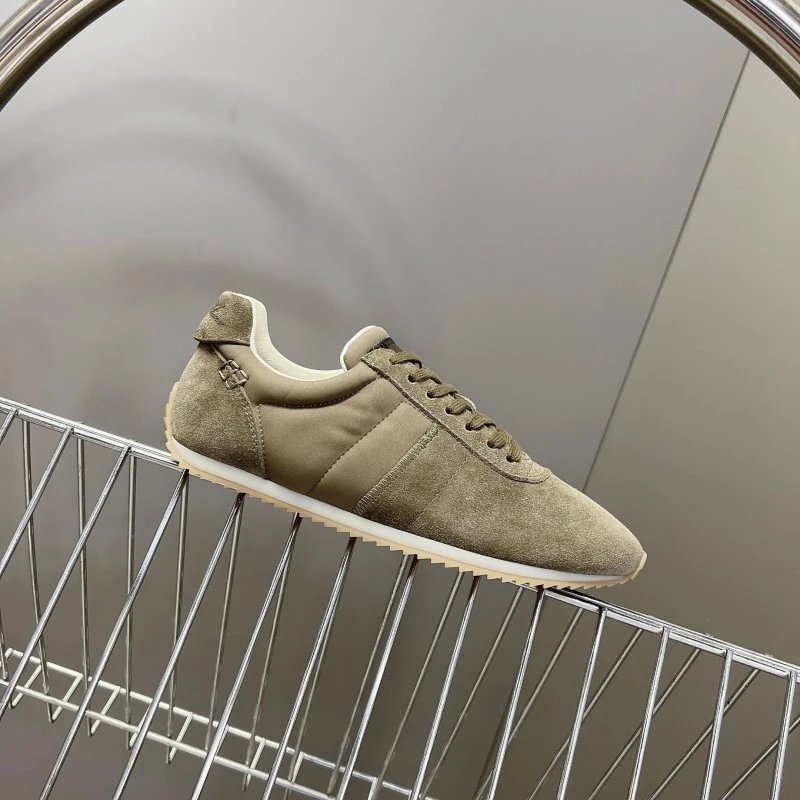 Unbranded Sneakers Low-Top Suede Lace-Up — 5