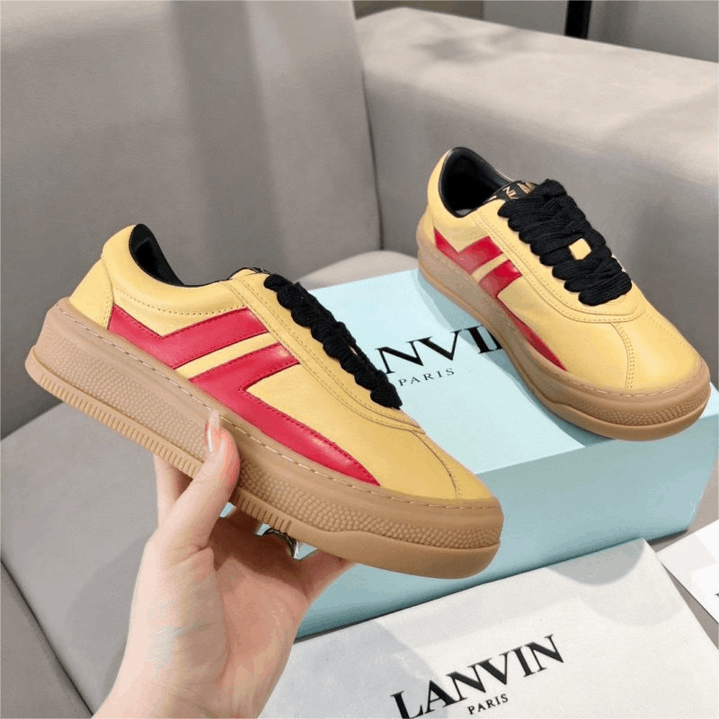 Lawin Yellow Red Casual Sneakers