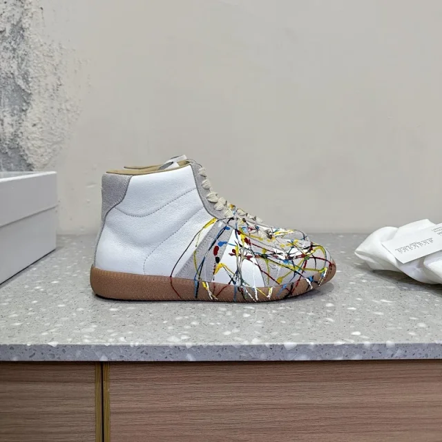 Unbranded Sneakers High-top leather and suede lace-up product detail image 8