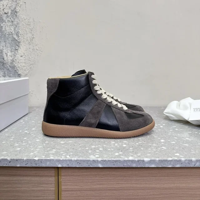 Unbranded Sneakers High-top leather and suede lace-up product detail image 7