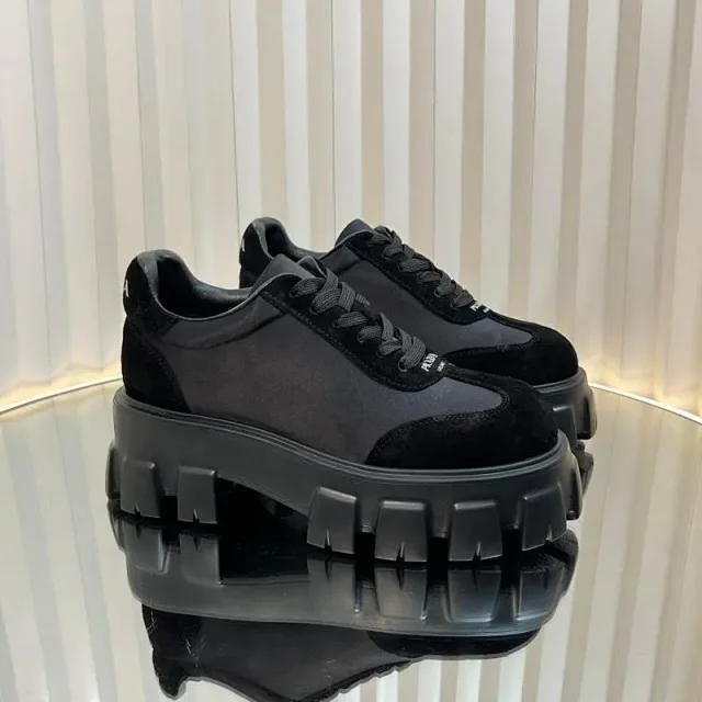 Prada Casual Shoes Monolith platform lace-up product detail image 1