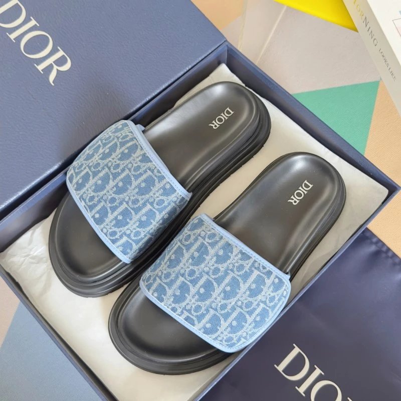 Dior Slippers Oblique Logo Slide — 2