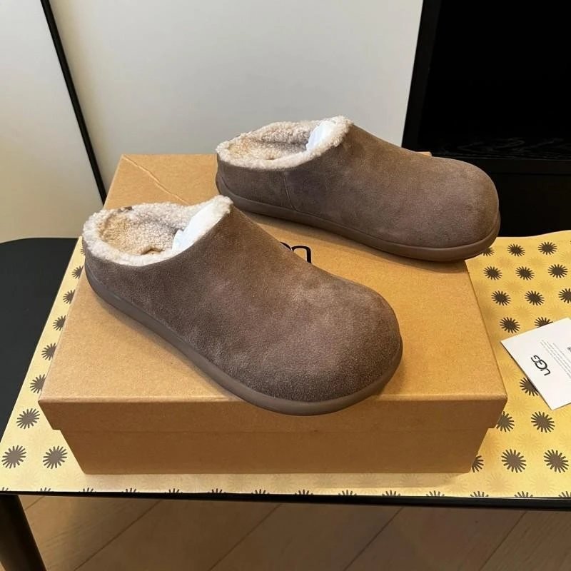 UGG Slippers Round-Toe Shearling-Lined Slip-On — 3