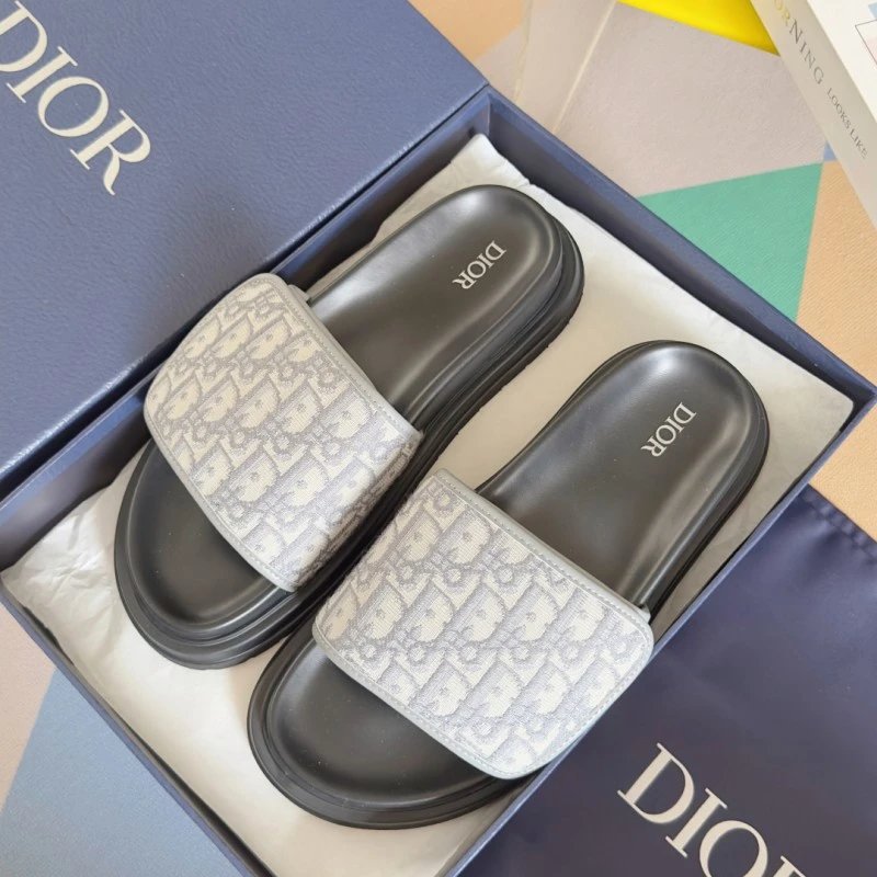 Dior Slippers Oblique Logo Slide — 4
