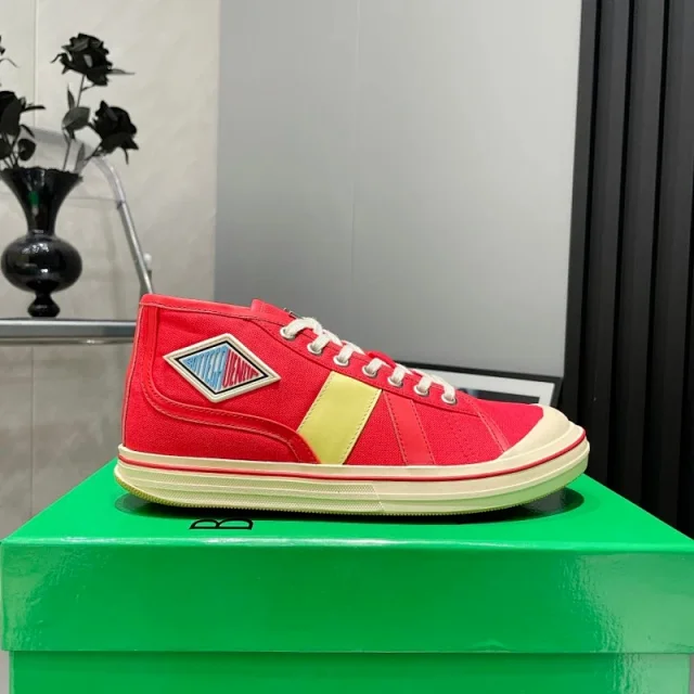 Unbranded Sneakers Low-Top Canvas Lace-Up with Contrast Stripes product detail image 7