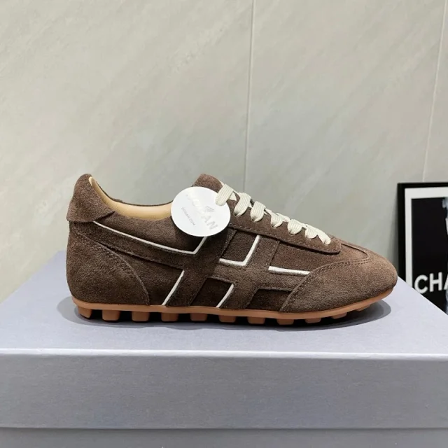 Hogan Sneakers Suede H-logo lace-up product detail image 2
