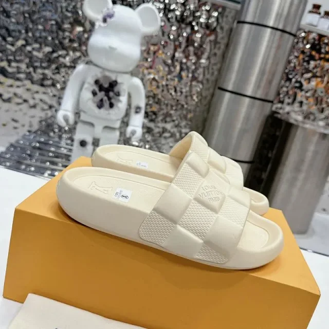 Unbranded Sandals Padded monogram-pattern slide product detail image 8