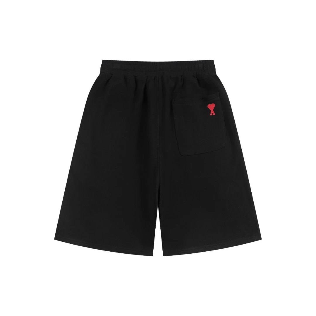 AMI Paris Red Heart A Logo Sweat Shorts - rep Ami Paris