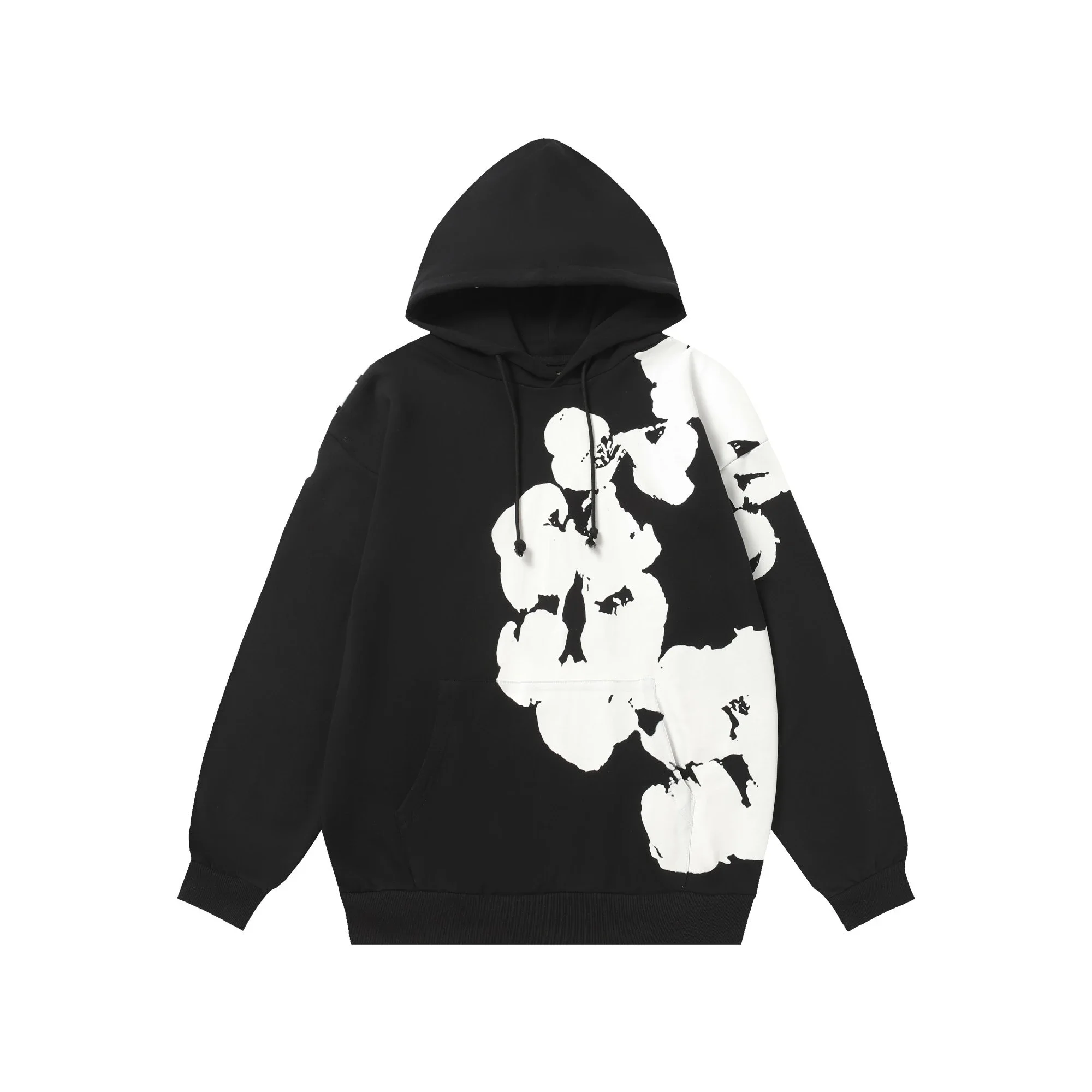 Denim Tears Abstract Cotton Wreath Print Hoodie