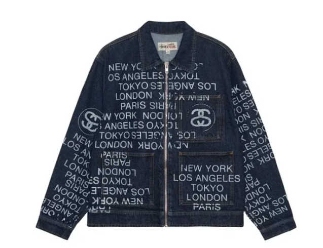 Design Moclose Leopard Print Oversized Workwear Jacket Multicolor Outerwear Outerwear Jacket - 9