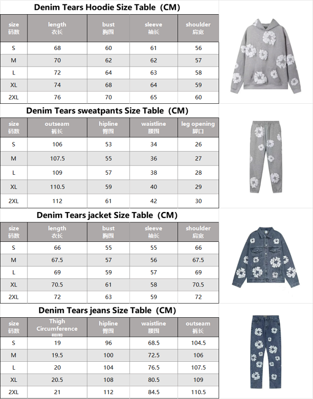 Denim tears Sweatshirt suit hoodie coat High quality: seller detail photo 2