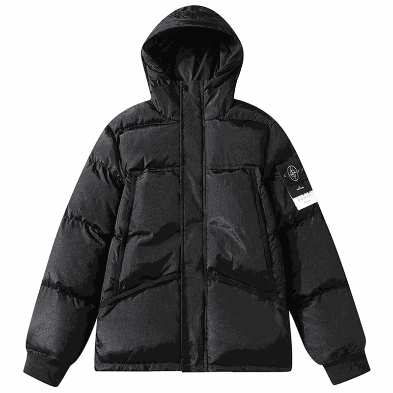 Stone Island Black Puffer Jacket