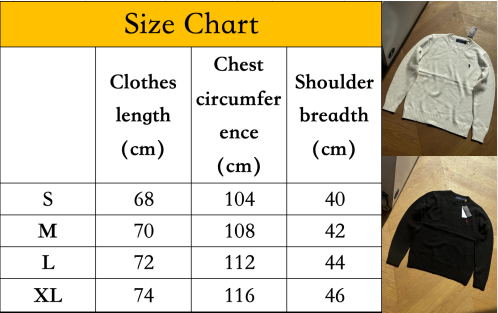 Style 13-17 size chart SKU image