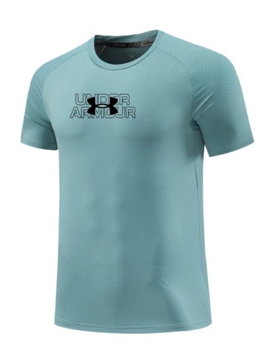 Under Armour Stacked Wordmark Performance Tee Teal