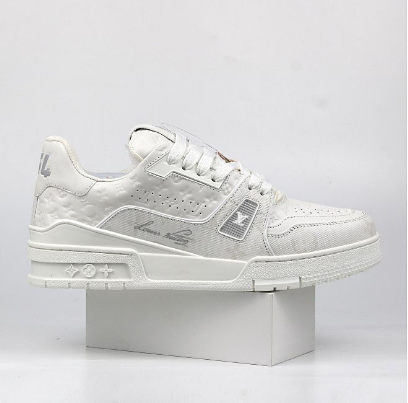 Louis Vuitton LV Trainer Low Triple White