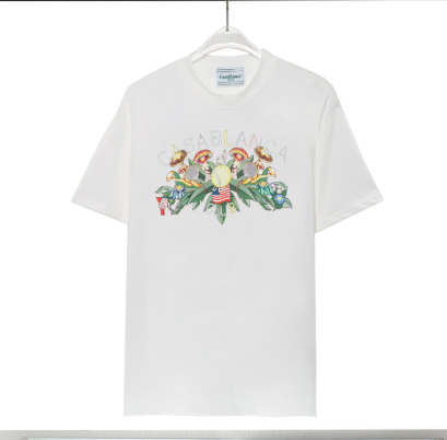 Casablanca Tennis Club White Graphic T-Shirt - 14