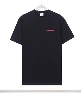 Burberry T-Shirts Short-Sleeve T-Shirt with Check Patch and Equestrian Knight Logo product detail image 13