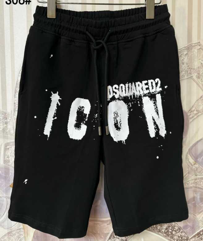 Dsquared2 Icon Paint Sweat Shorts Black