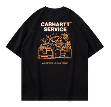 Carhartt Work In Progress Gothic Logo White T-Shirt - 11