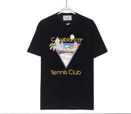 Casablanca Tennis Club White Graphic T-Shirt - 10