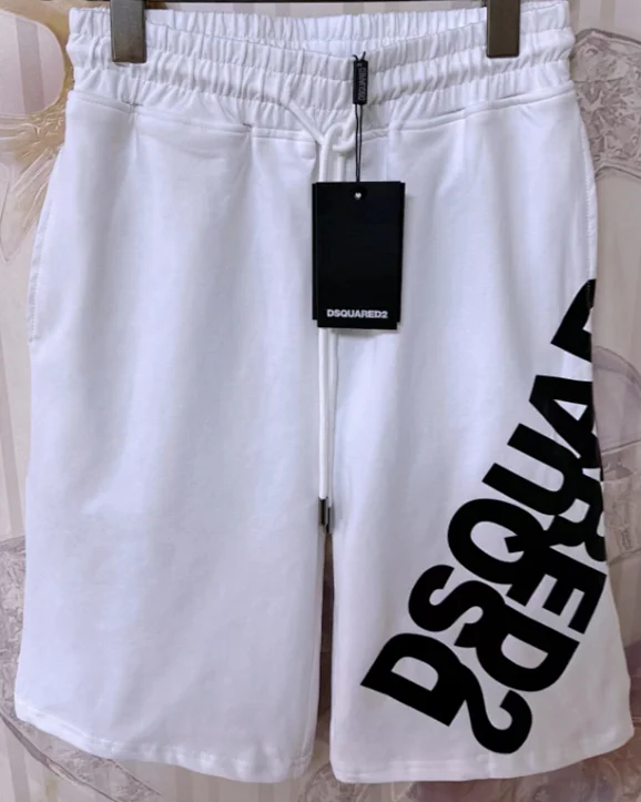 DSQUARED2 Shorts Elastic Drawstring Logo-Print product detail image 12