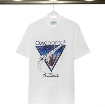 Casablanca Aiiiuiir Graphic Print White T-Shirt - 1