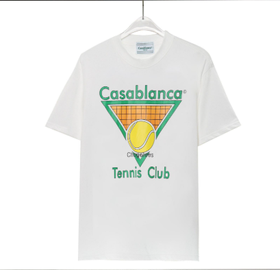 Casablanca Tennis Club White Graphic T-Shirt - 9