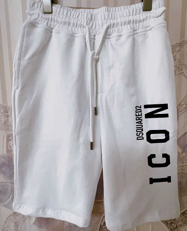 DSQUARED2 Shorts Elastic Drawstring Logo-Print product detail image 17