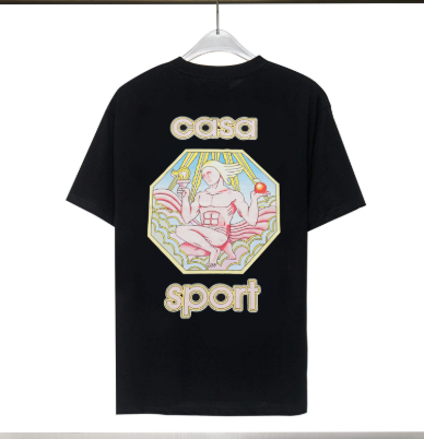 Casablanca Tennis Club White Graphic T-Shirt - 7