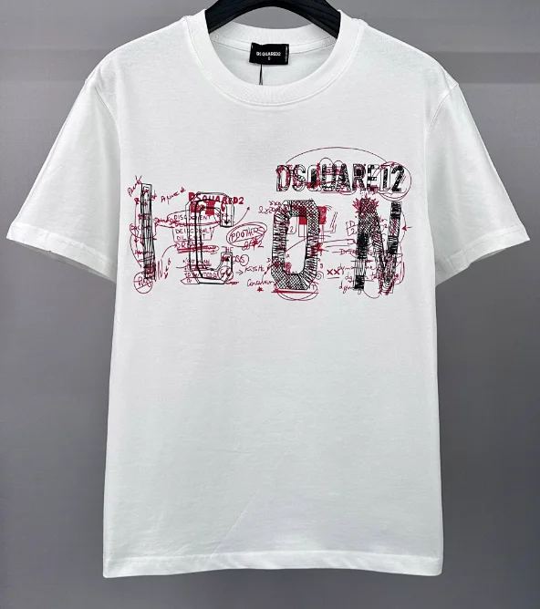 Dsquared2 T-Shirts Short-Sleeve Icon Graphic Print product detail image 6