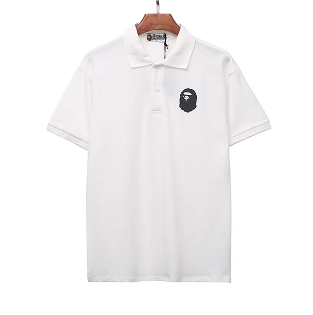 A Bathing Ape Shirts Short-Sleeve Polo Shirt with Head Logo product detail image 6