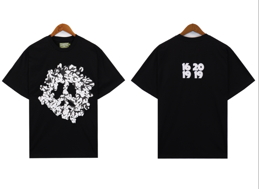 Denim Tears Peace Sign Horse Graphic Tee Black