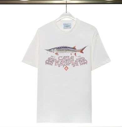Casablanca Tennis Club White Graphic T-Shirt - 16