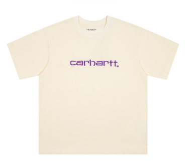 Carhartt Work In Progress Gothic Logo White T-Shirt - 9