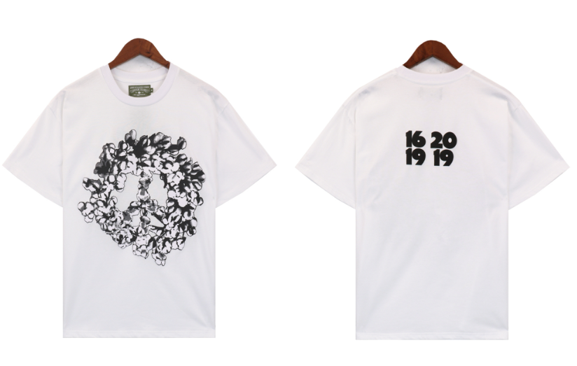 Denim Tears Peace Sign Horse Graphic Tee White