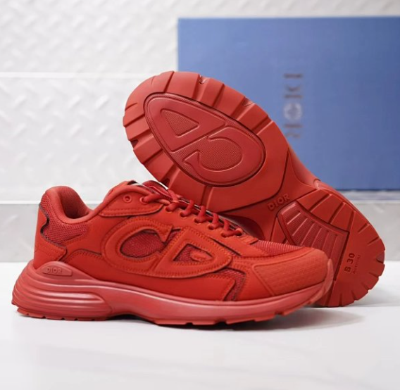 Dior B30 Sneaker Red Monogram