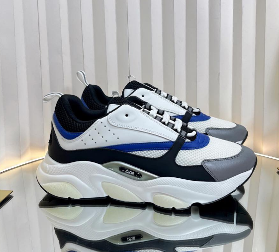 Dior B22 Sneaker White Navy Blue