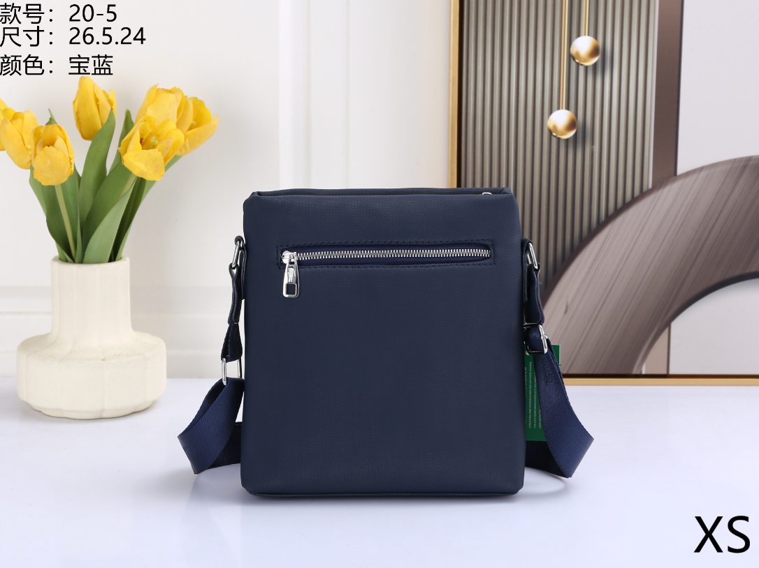 Lacoste Messenger Bag Black Crossbody Bag - 5