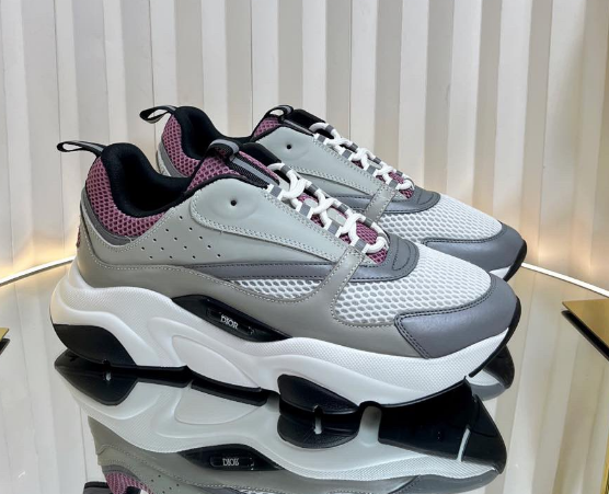 Dior B22 Sneaker Grey Pink White