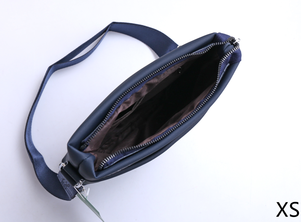 Lacoste Messenger Bag Black Crossbody Bag - 7